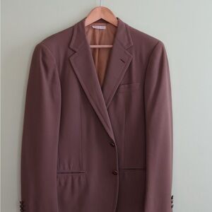 Vintage Men’s Brioni Topstitched Blazer Made In Italy 39R